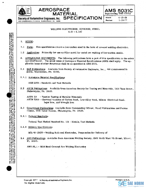 SAE AMS5031C PDF SAE AMS5031C PDF