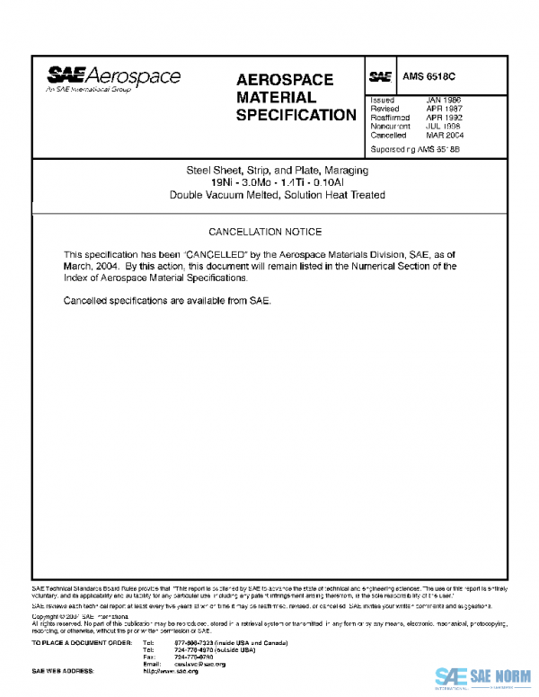 SAE AMS6518C PDF