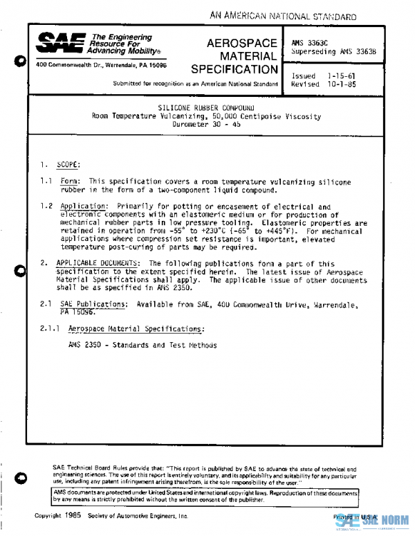 SAE AMS3363C PDF SAE AMS3363C PDF
