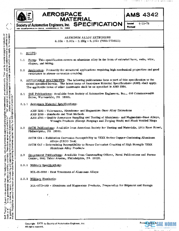 SAE AMS4342 PDF SAE AMS4342 PDF