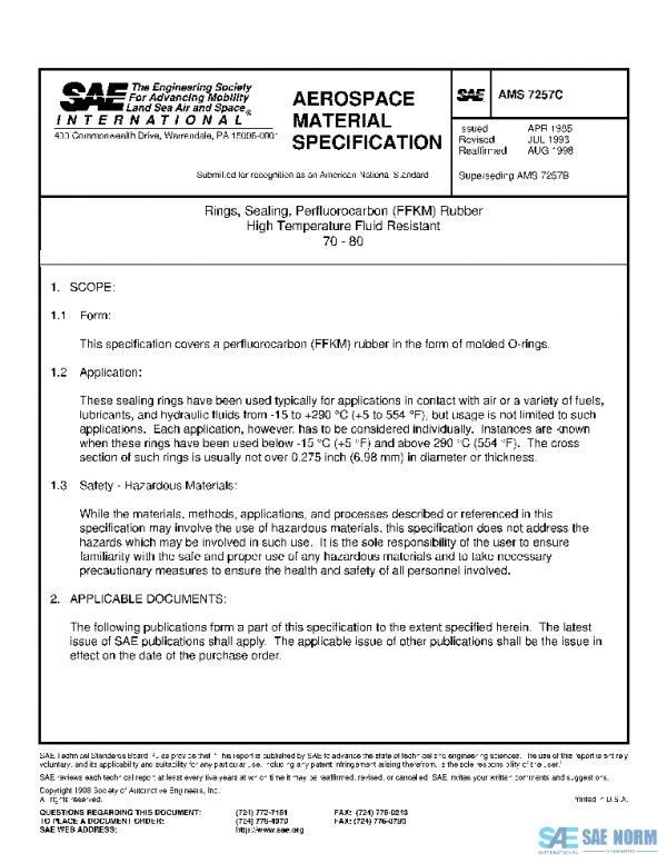 SAE AMS7257C PDF