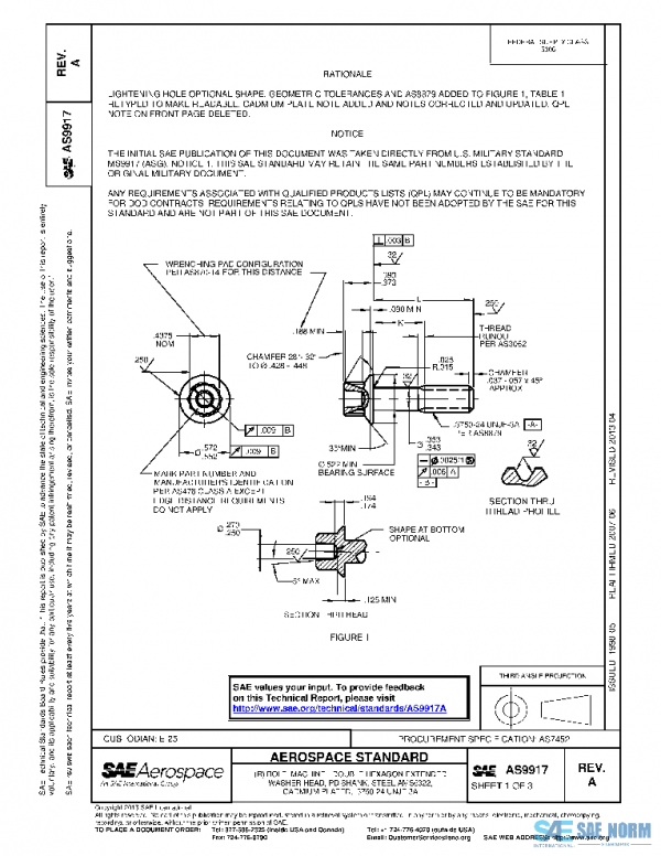 SAE AS9917A PDF SAE AS9917A PDF