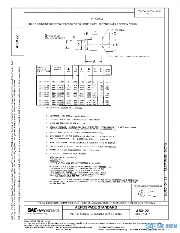 SAE AS3122 PDF
