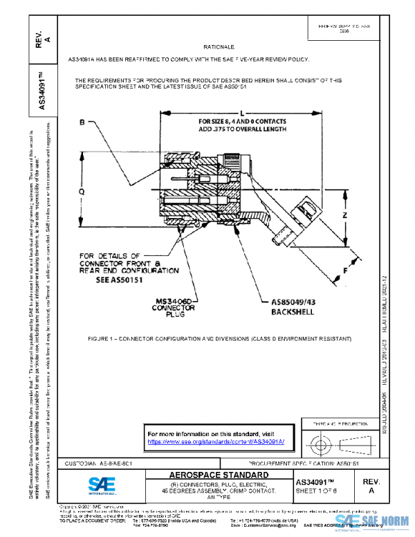 SAE AS34091A PDF SAE AS34091A PDF