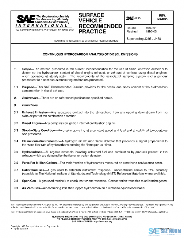 SAE J215_199503 PDF