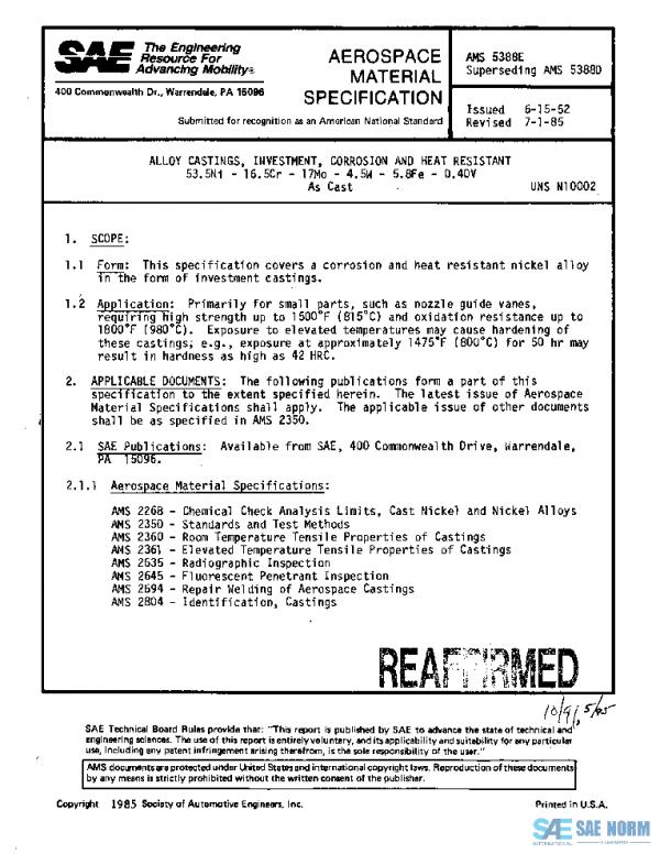 SAE AMS5388E PDF