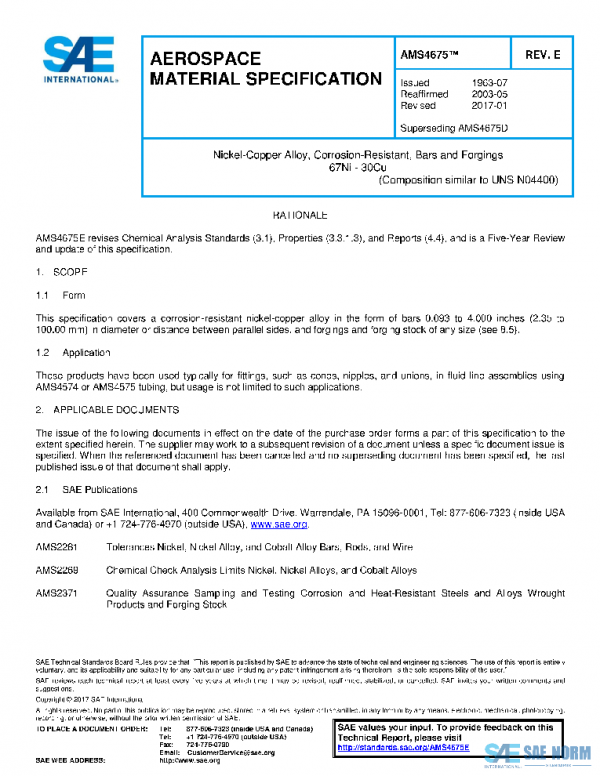 SAE AMS4675E PDF