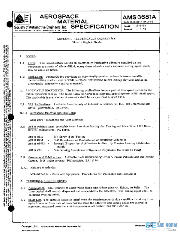 SAE AMS3681A PDF