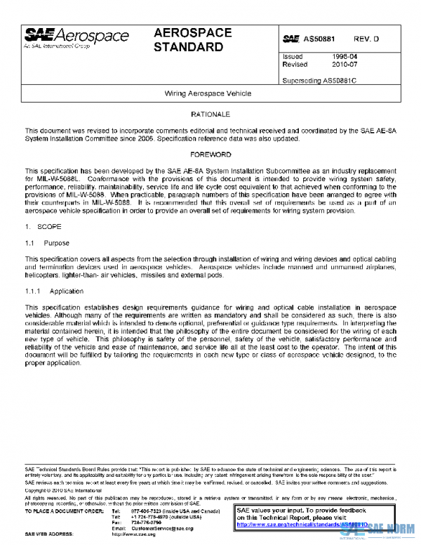 SAE AS50881D PDF SAE AS50881D PDF