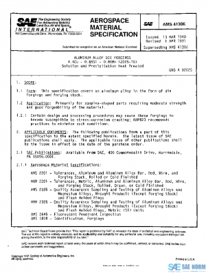 SAE AMS4130K PDF