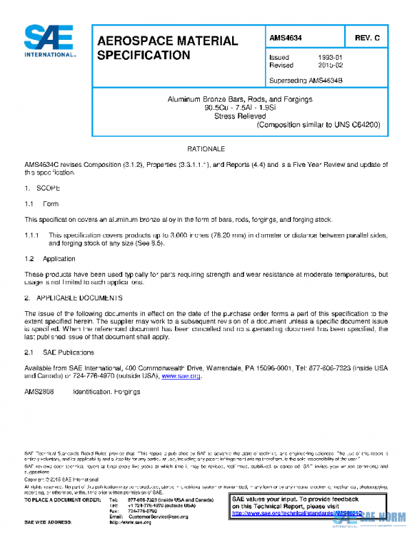 SAE AMS4634C PDF