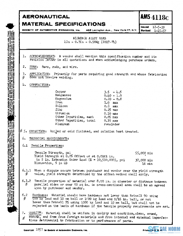 SAE AMS4118C PDF SAE AMS4118C PDF