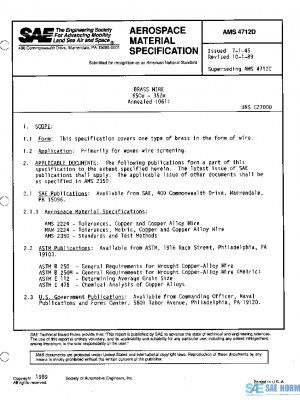 SAE AMS4712D PDF