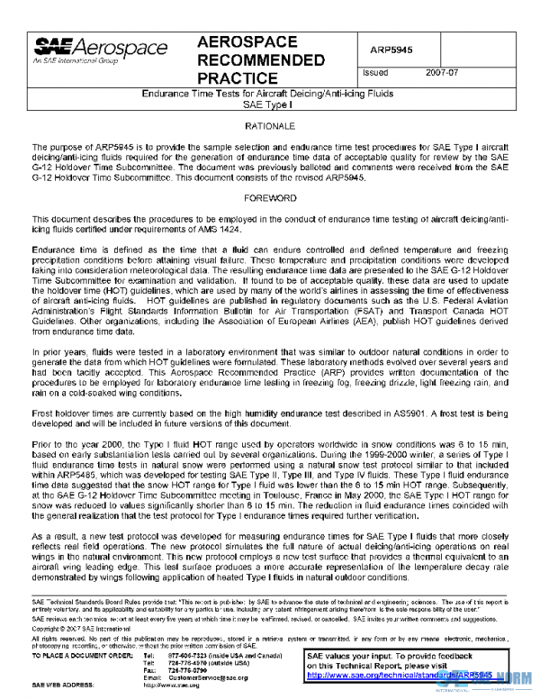 SAE ARP5945 PDF