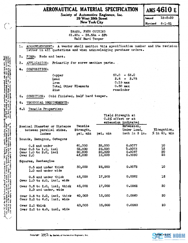 SAE AMS4610E PDF SAE AMS4610E PDF