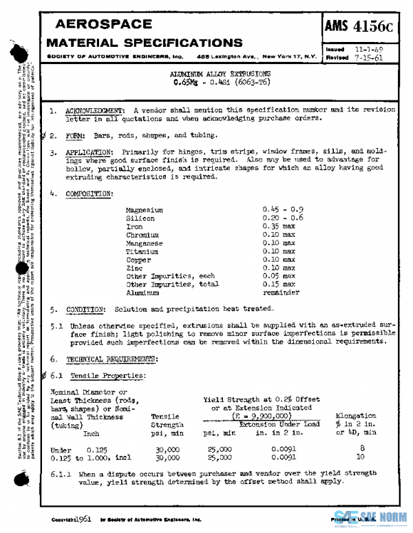 SAE AMS4156C PDF SAE AMS4156C PDF