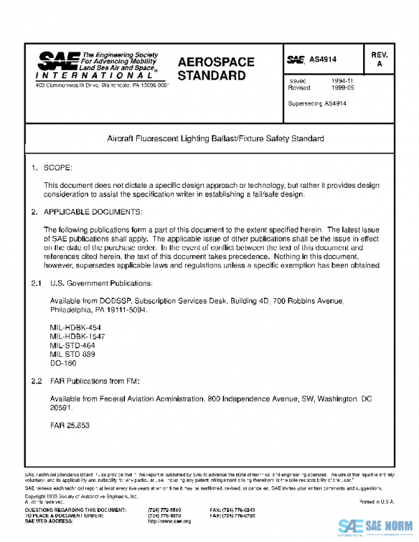 SAE AS4914A PDF SAE AS4914A PDF