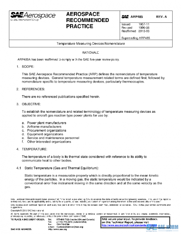 SAE ARP485A PDF