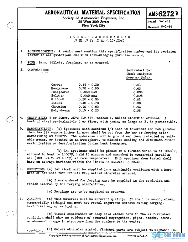 SAE AMS6272B PDF SAE AMS6272B PDF