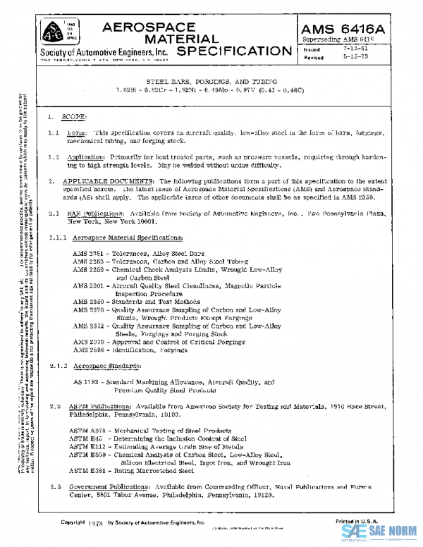 SAE AMS6416A PDF