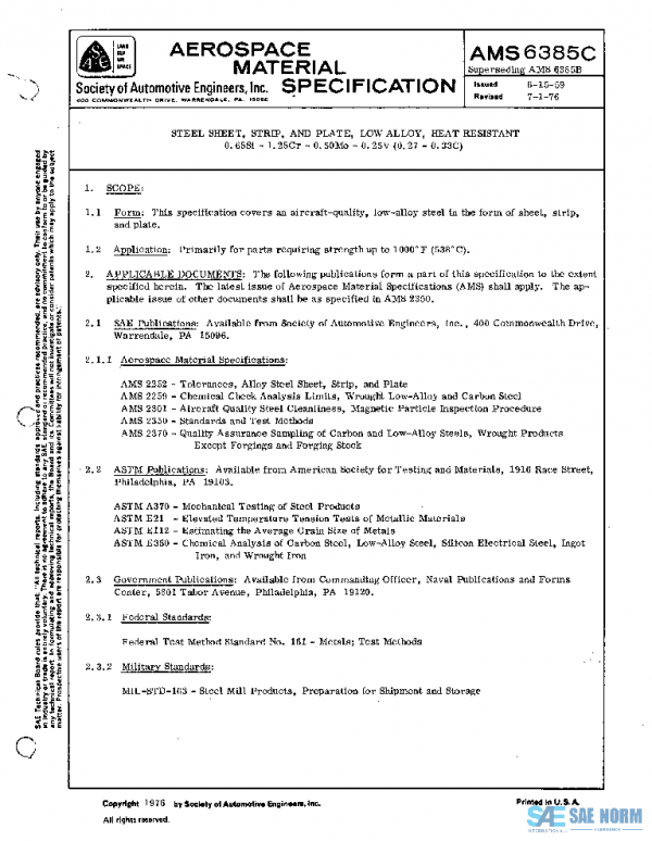 SAE AMS6385C PDF