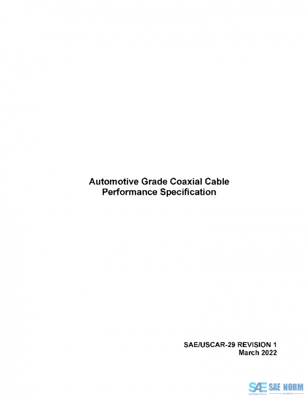 SAE USCAR29-1 PDF