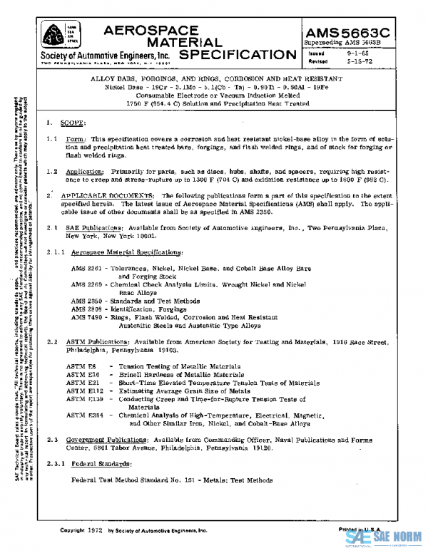 SAE AMS5663C PDF