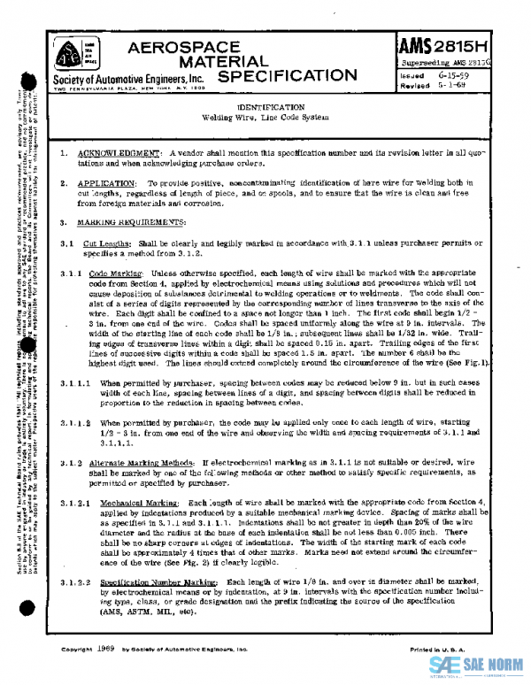 SAE AMS2815H PDF