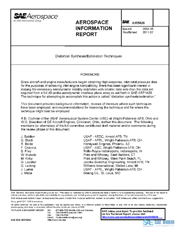 SAE AIR5826 PDF