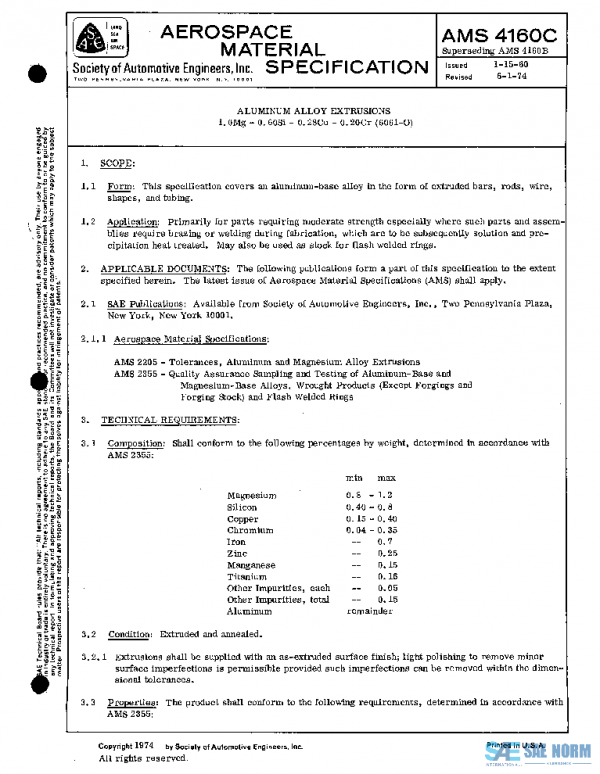 SAE AMS4160C PDF SAE AMS4160C PDF