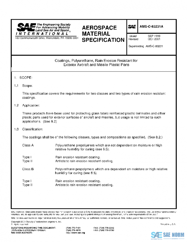 SAE AMSC83231A PDF