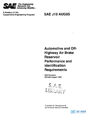 SAE J10_198508 PDF
