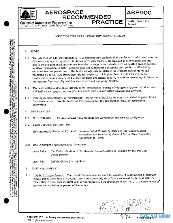 SAE ARP900 PDF