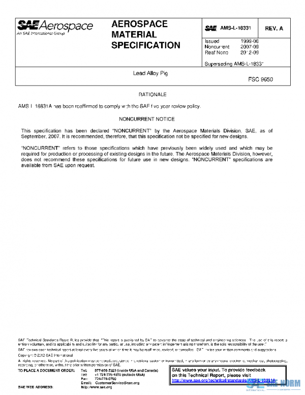 SAE AMSL18331A PDF