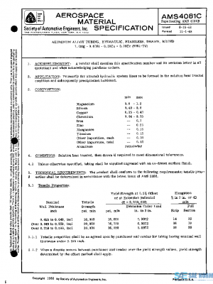 SAE AMS4081C PDF