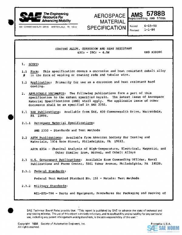 SAE AMS5788B PDF
