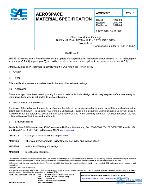 SAE AMS5333G PDF