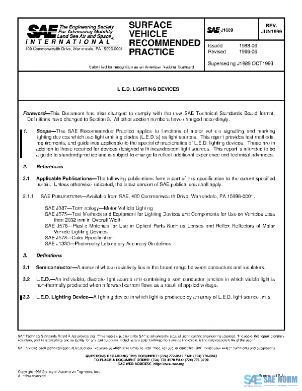 SAE J1889_199906 PDF SAE J1889_199906 PDF