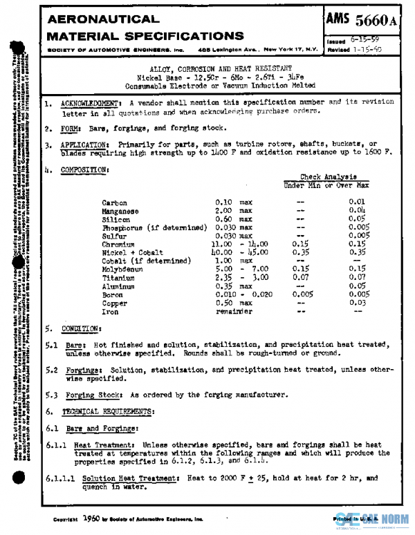 SAE AMS5660A PDF SAE AMS5660A PDF