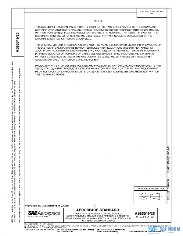 SAE AS85049/25 PDF SAE AS85049/25 PDF