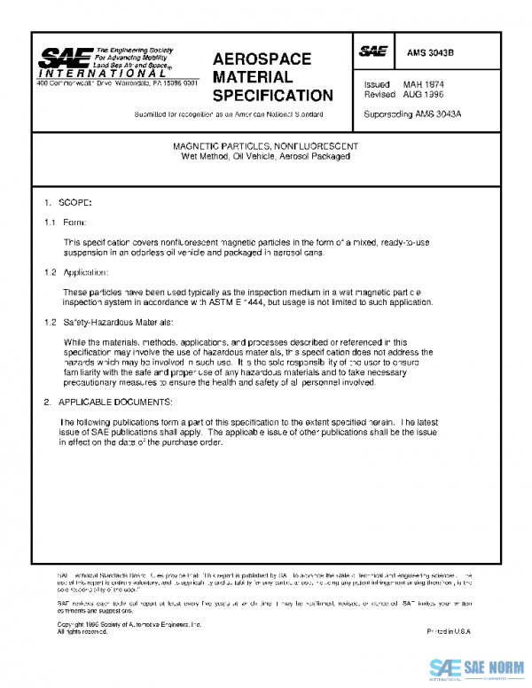 SAE AMS3043B PDF