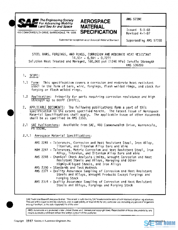 SAE AMS5739C PDF