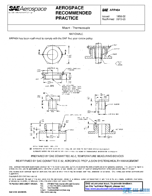 SAE ARP464 PDF