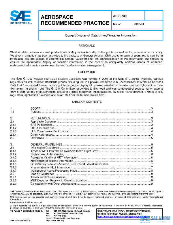 SAE ARP5740 PDF