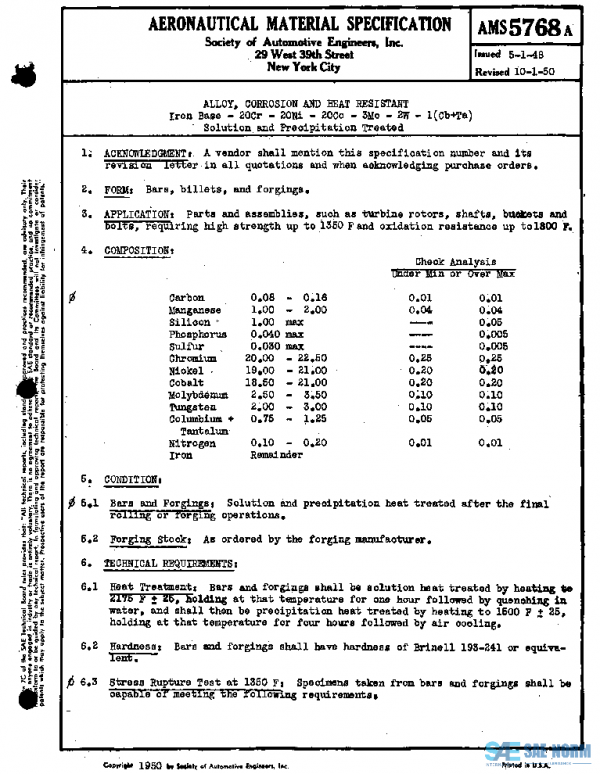 SAE AMS5768A PDF SAE AMS5768A PDF