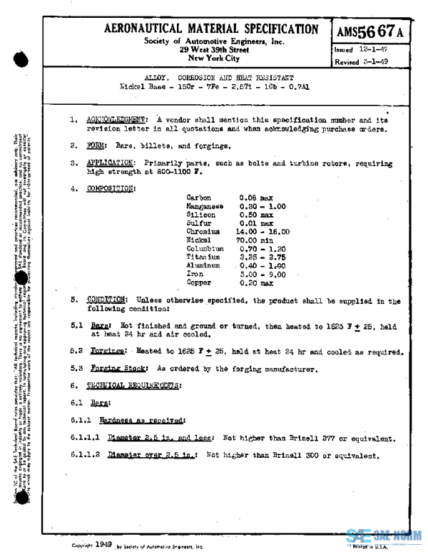 SAE AMS5667A PDF SAE AMS5667A PDF