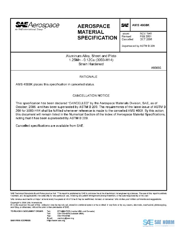 SAE AMS4008K PDF