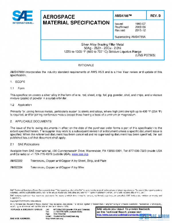 SAE AMS4788B PDF