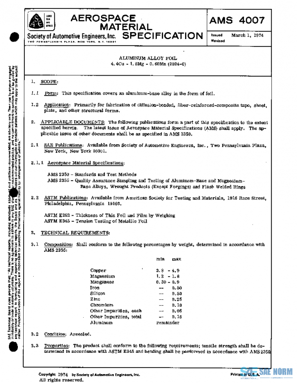 SAE AMS4007 PDF