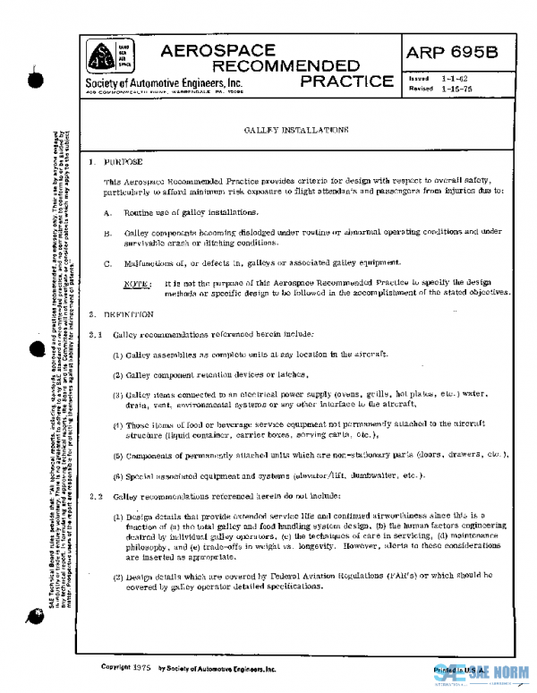 SAE ARP695B PDF